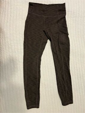 lululemon athletica Dark Heathered High-Rise Leggings